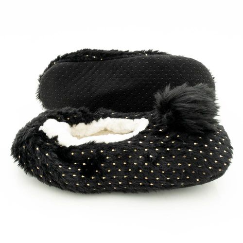 HOMESOCK POMPON NEGRO
