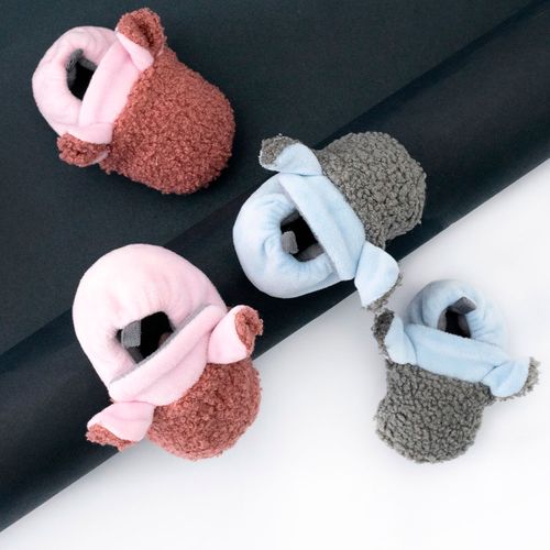 HOMESOCK OREJAS 3D CELESTE