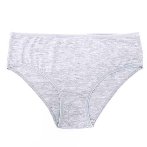 PANTY MEDIO SESGO BAJO GRIS JASPE