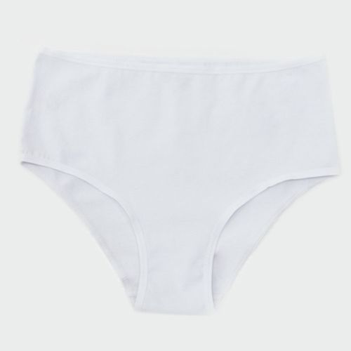 PANTY MEDIO SESGO ALTO BLANCO