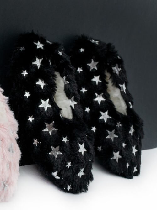 HOMESOCK ESTRELLAS NEGRO