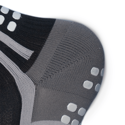 MEDIA DEPORTIVA FUTBOLERA ANTIDESLIZANTE CAÑA 3/4 NEGRO PACK X1