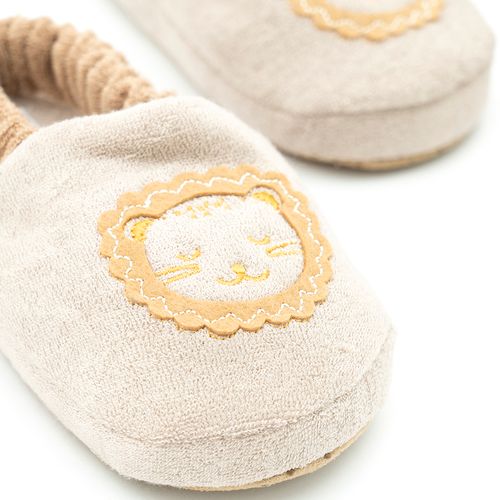 HOMESOCK LEÓN ABIERTA BEIGE