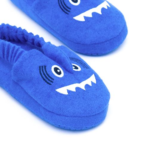 HOMESOCK TIBURÓN ABIERTA AZUL
