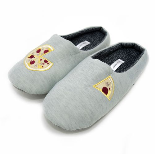 HOMESOCK PIZZA GRIS
