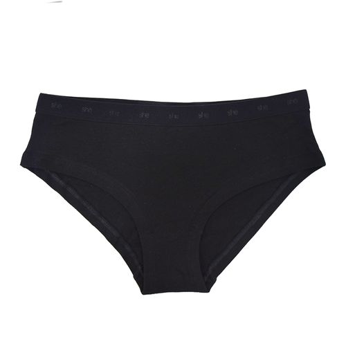 PANTY ALGODÓN ELASTICO VISTO NEGRO