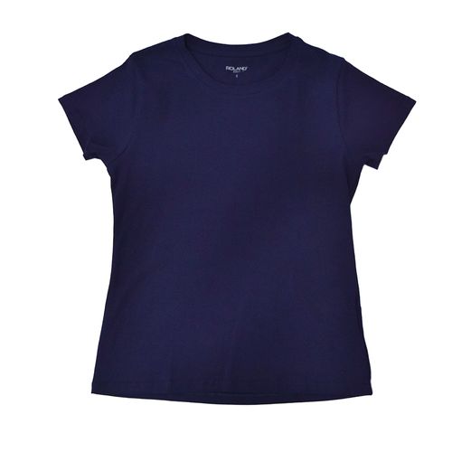 CAMISETA CUELLO REDONDO AZUL MARINO