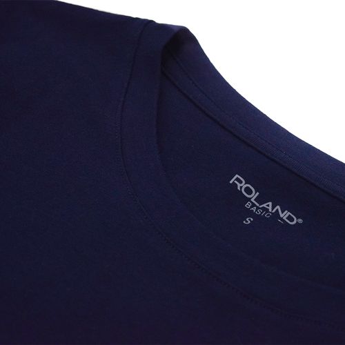 CAMISETA CUELLO REDONDO AZUL MARINO