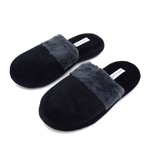 PANTUFLA PELU NEGRO