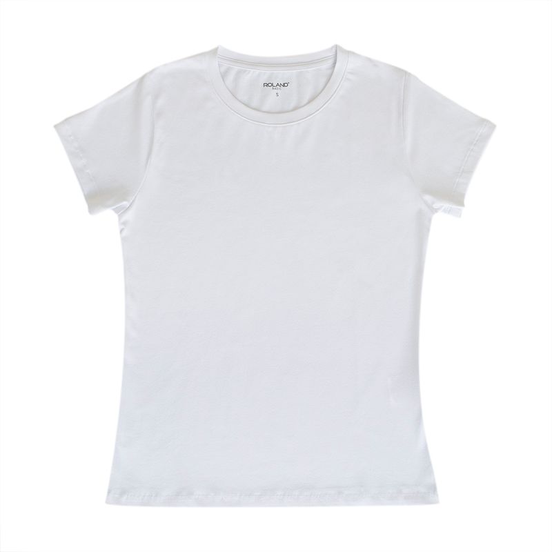 CAMISETA CUELLO REDONDO BLANCO