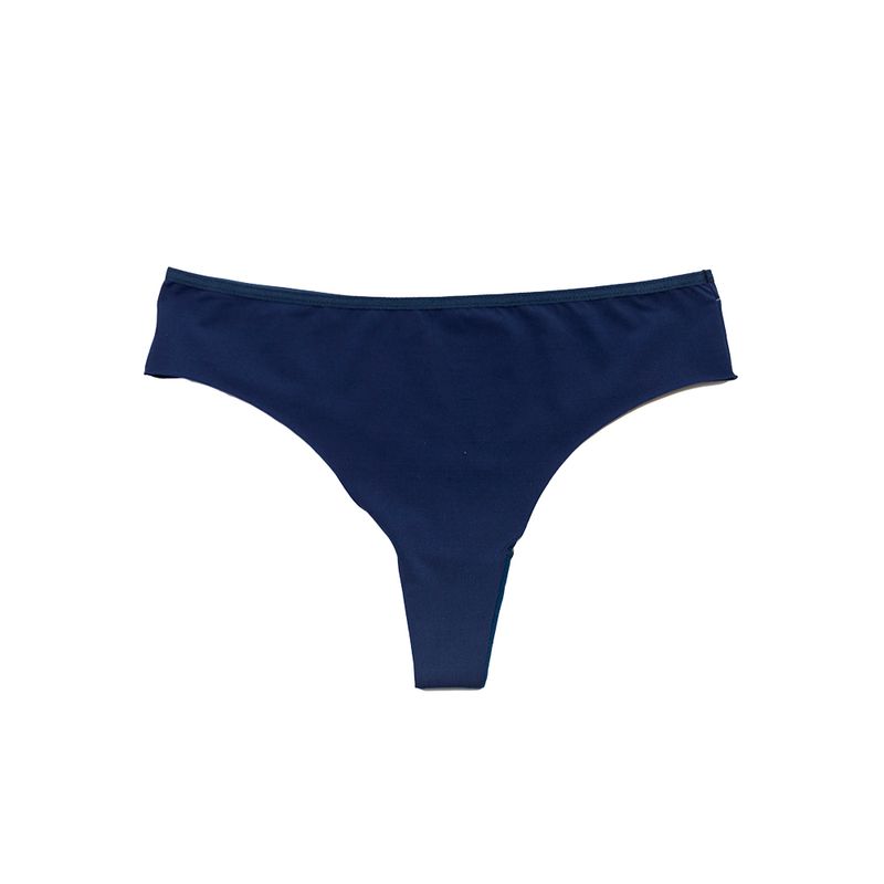 PANTY TANGA AZUL MARINO