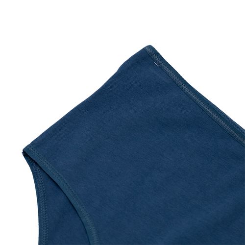 PANTY DAMA MEDIO SESGO ALTO AZUL