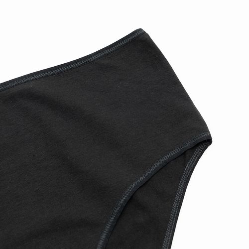 PANTY MEDIO SESGO ALTO NEGRO PACK x1