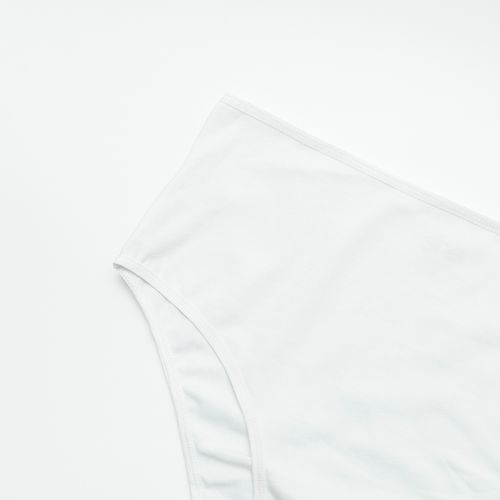 PANTY MEDIO SESGO ALTO BLANCO PACK x1