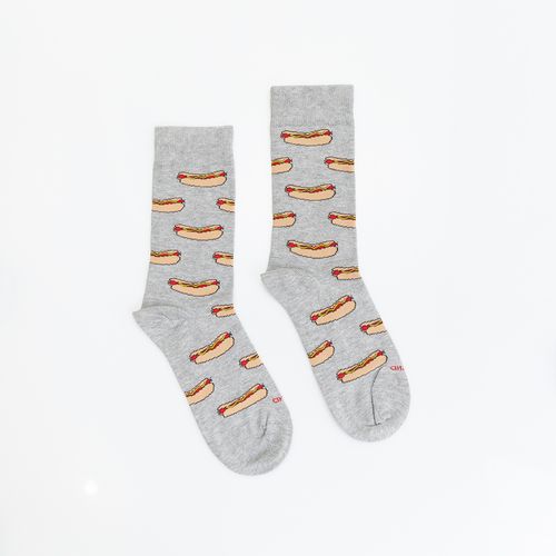 MEDIAS COLORS HOT DOG GRIS