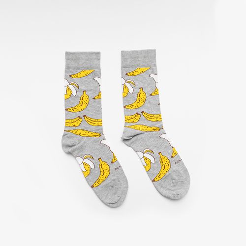 MEDIAS COLORS BANANA GRIS