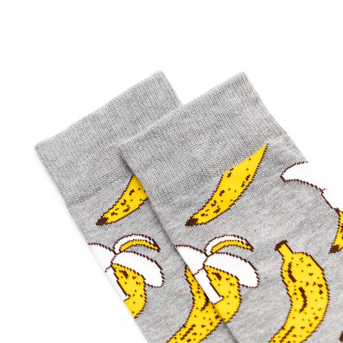 MEDIAS COLORS BANANA GRIS