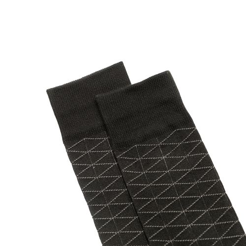 MEDIAS CASUAL CABALLERO SIN COSTURA GRIS, NEGRO