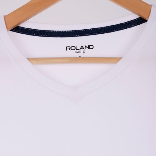 CAMISETA CUELLO V BLANCO