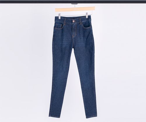 PANTALÓN DENIM SKINNY AZUL OSCURO