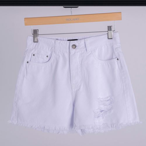 SHORT DENIM BLANCO
