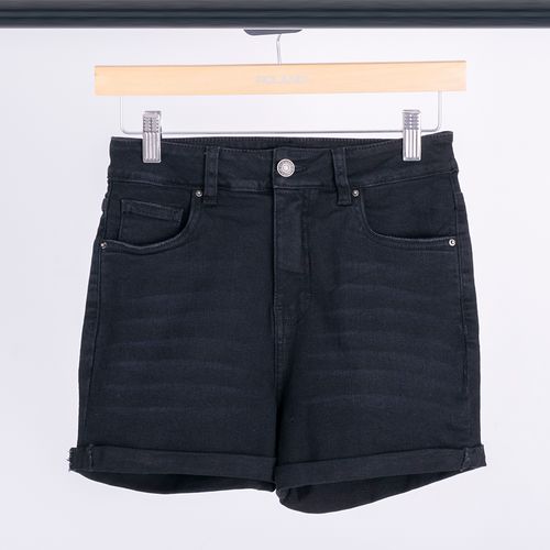 SHORT DENIM NEGRO