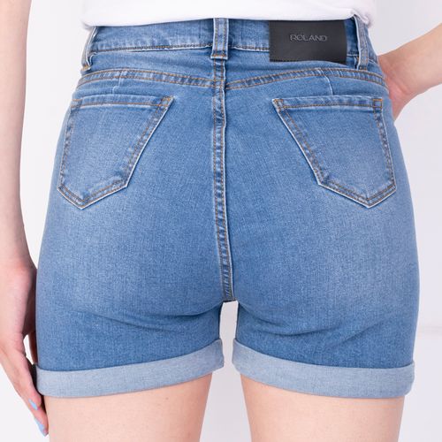SHORT DENIM  AZUL MEDIO