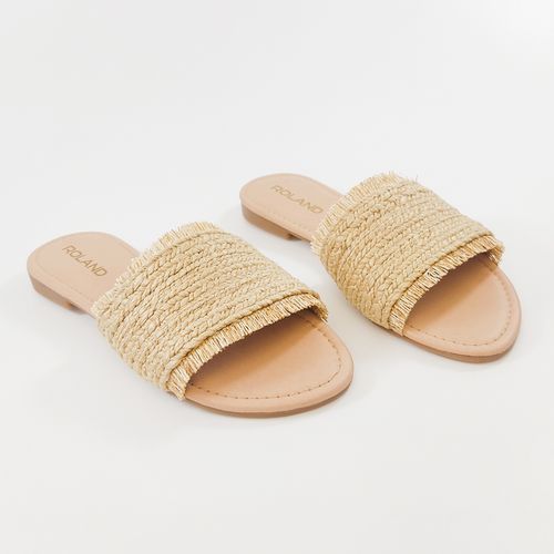SANDALIA TIPO MULE BEIGE