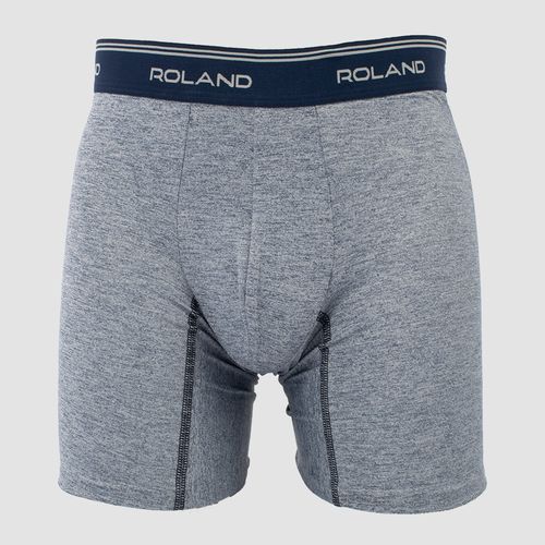BOXER ELÁSTICO VISTO PIERNA LARGA MICROFIBRA AZUL MARINO, BLANCO, CELESTE JASPE PACK X3