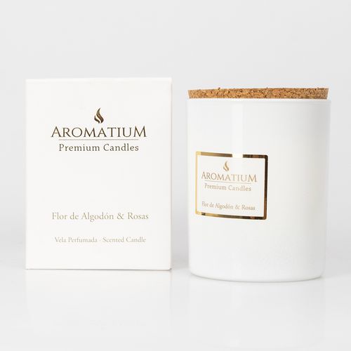 VELA PERFUMADA PREMIUM FLOR DE ALGODÓN