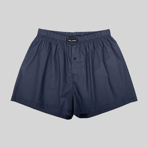 BOXER PLANO MINIPRINT GEOMÉTRICO AZUL GRISACEO