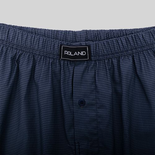 BOXER PLANO MINIPRINT GEOMÉTRICO AZUL GRISACEO