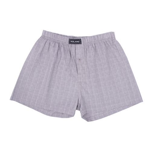 BOXER PLANO CUADROS AZUL GRISACEO