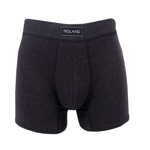 BÓXER ELASTICO RECUBIERTO ALGODÓN GRIS BAJO, NEGRO, GRIS FARFAN JASPE