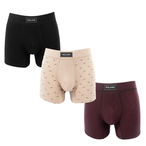 BÓXER ELASTICO RECUBIERTO ALGODÓN CANELA, NEGRO, VINO JASPE