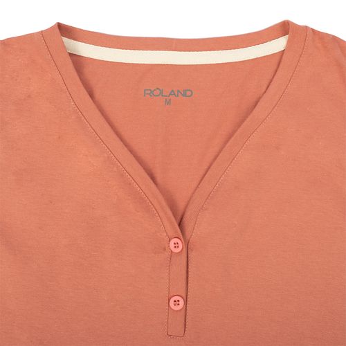PIJAMA CONJUNTO MANGA CORTA, PANTALÓN  VINCHA NARANJA