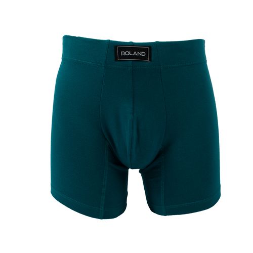 BOXER BASICO ELASTICO RECUBIERTO PIERNA MEDIA N/A TURQUESA OSCURO
