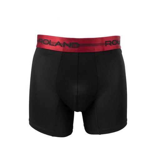BOXER ELÁSTICO VISTO PIERNA MEDIA MICROFIBRA ROJO, NEGRO, GRIS JASPE PACK X3