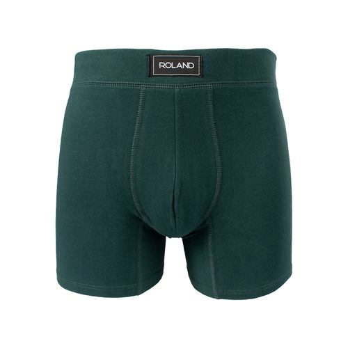BOXER MODA ELASTICO RECUBIERTO ALGODÓN NEGRO, GRIS JASPE, VERDE BRITANICO PACK X3