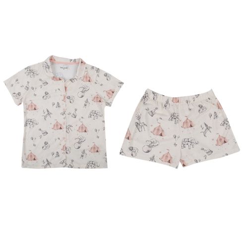 PIJAMA CONJUNTO MINI PRINT CRUDO