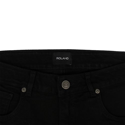 DENIM SHORT LLANO NEGRO
