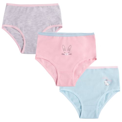 PANTY CONEJOS MODA-ALGODÓN SURTIDO PACK X3