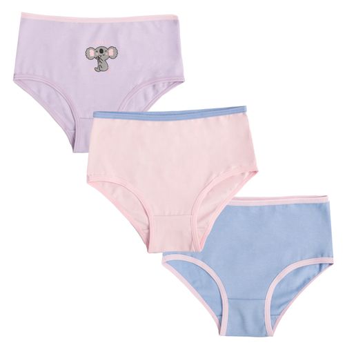 PANTY KOALA MODA-ALGODÓN SURTIDO PACK X3