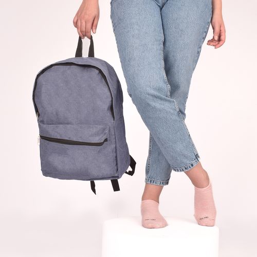 MOCHILA CIERRE AZUL PIEDRA