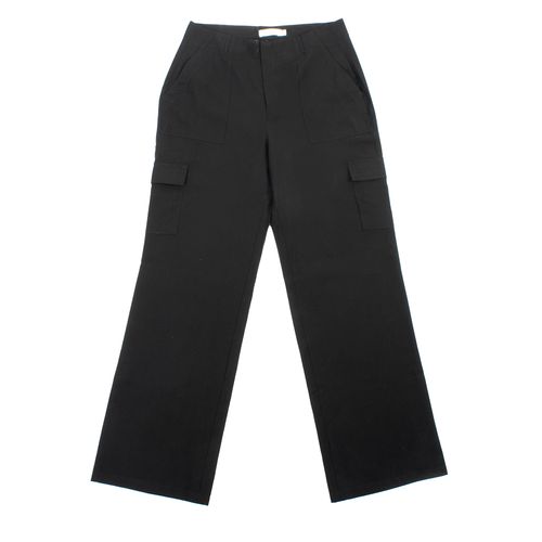 PANTALÓN  GABARDINA CARGO NEGRO