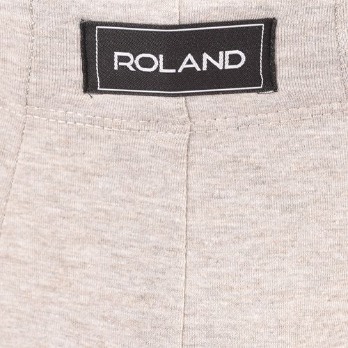 BOXER BASICO ALGODON ELASTICO RECUBIERTO PIERNA MEDIA GRIS JASPE
