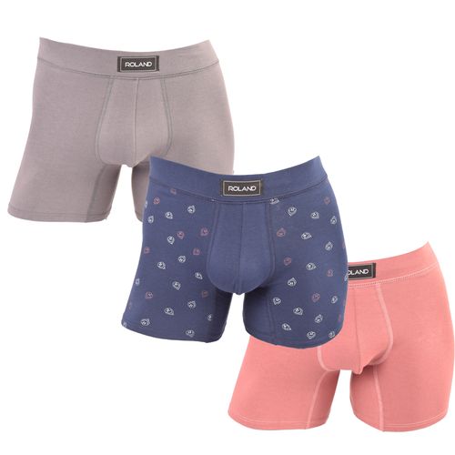 BOXER ELASTICO RECUBIERTO MODA AZUL MARINO