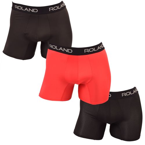 BOXER ELASTICO VISTO MICROFIBRA NEGRO