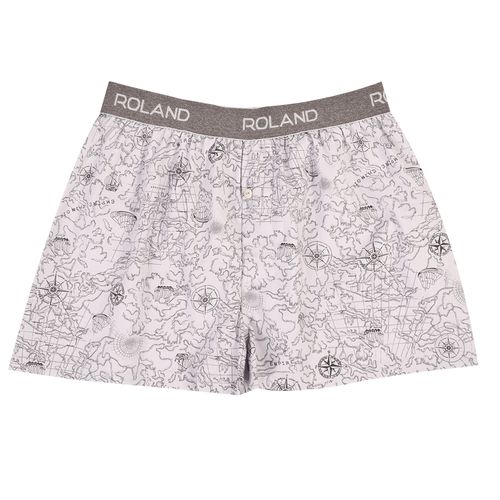 BOXER MODA-ALGODÓN GRIS