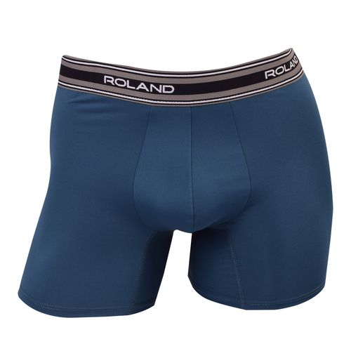 BOXER ELASTICO VISTO MICROFIBRA GRIS